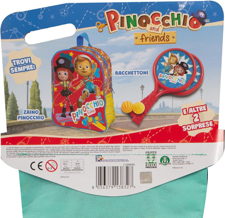 Giochi Preziosi Socken 2023 - Die Original und Bunte Socke der Befana mit Überraschung von Pinocchio