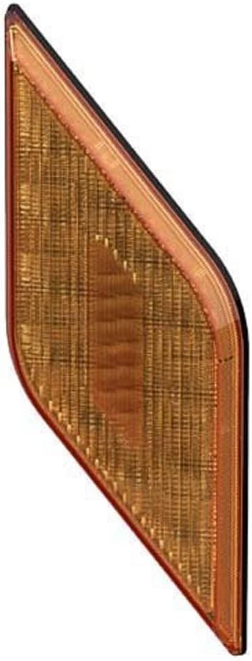 HELLA - Blinkleuchte - Shapeline Style - LED - 12/24V - geschraubt/Einbau - Lichtscheibenfarbe: gelb