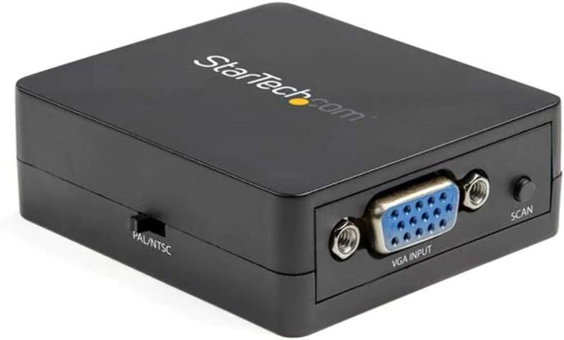 StarTech.com S-Video VGA Adapter (1080p, BNC VGA Konverter, PC zu TV, mit dynamischer Skalierung)