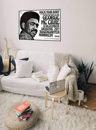 George McCrae - Rock Your Baby, Mannheim 1974 » Konzertplakat/Premium Poster | Live Konzert Veransta