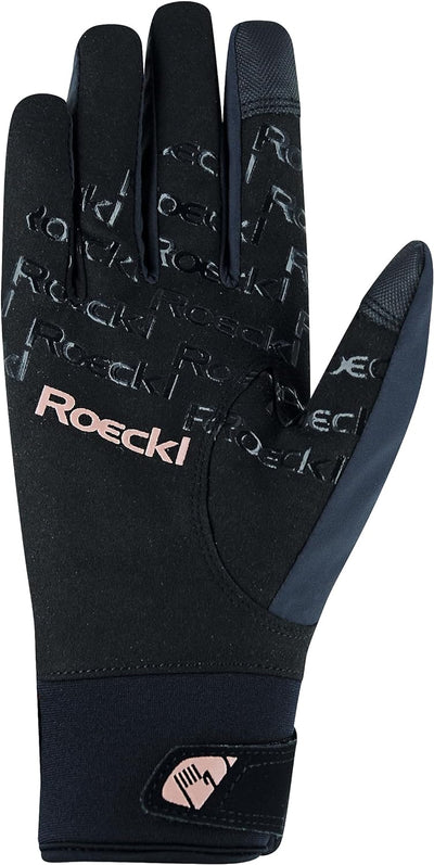 Roeckl Sports Reithandschuh WAREGEM, Turnier Winter Handschuh, 2 Farben, Grösse 6-11 10.5 Schwarz/Ku