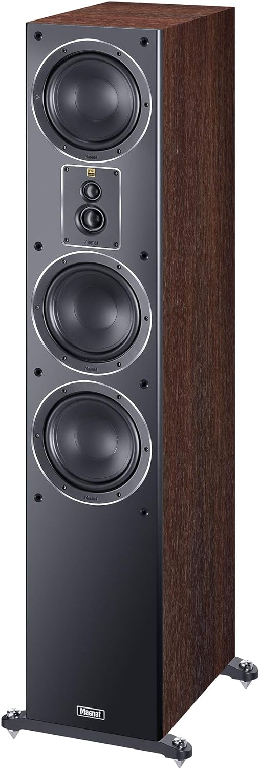 Magnat Signature 507, Dark Mocca - kraftvoller 4-Wege Stand-Lautsprecher mit Hi-Res Zertifizierung,