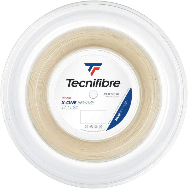 Tecnifibre Cordage De Tennis-X-one Biphase 1.24 Tennissaite Einheitsgrösse Natur, Einheitsgrösse Nat
