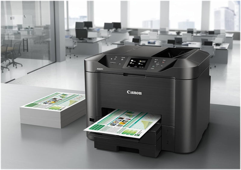 Canon Maxify MB5450 Multifunktionsdrucker Tintenstrahldrucker, 24 ipm in schwarz-weiss, 15,5 ipm in
