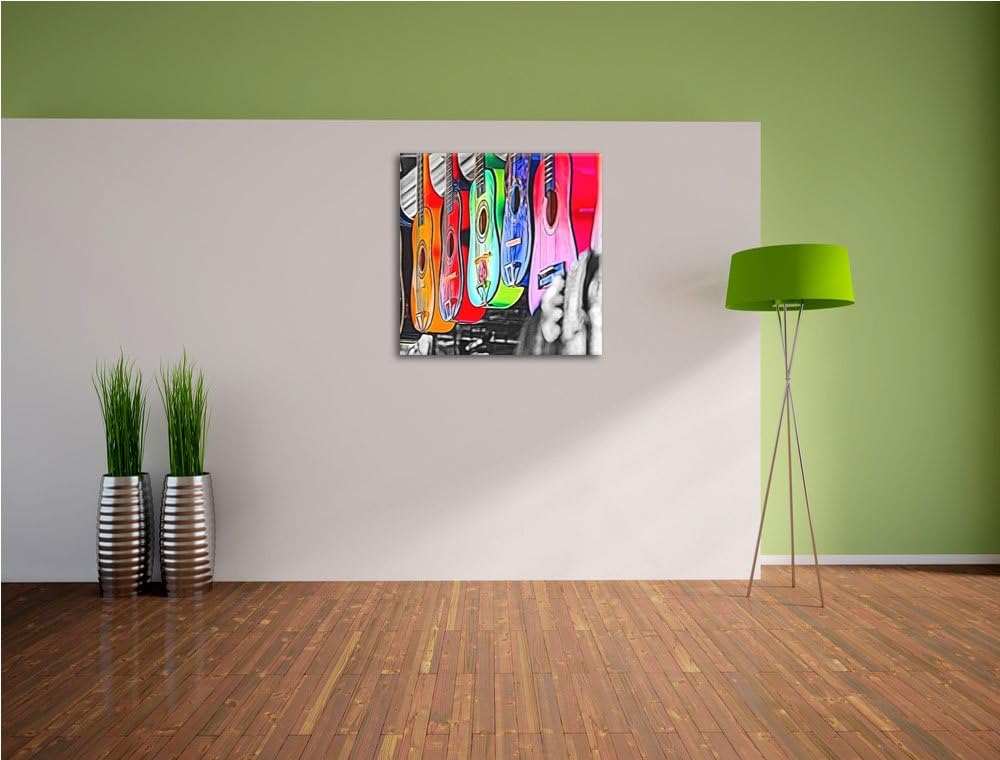 schöne Pyramiden in Gizeh, Format: 70x70 auf Leinwand, XXL riesige Bilder fertig gerahmt mit Keilrah