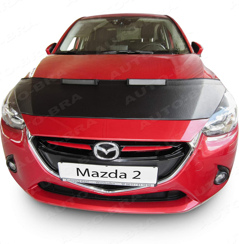 Auto-Bra AB3-00417 kompatibel mit MAZDA2 / Demio Bj. seit 2014 Haubenbra Steinschlagschutz Tuning Bo