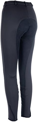 RL24 HKM by Reiterladen24 - Kinder Winter Reithose Vollbesatz Winner Softshell Schwarz 128, Schwarz