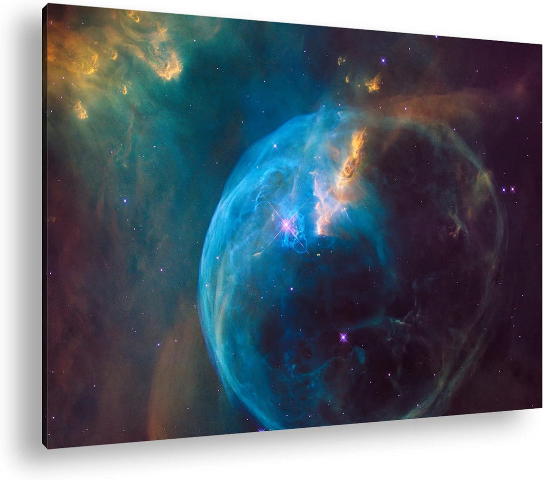 das Unerklärliche in den Tiefen des Universums Format: 100x70 als Leinwandbild, Motiv fertig gerahmt