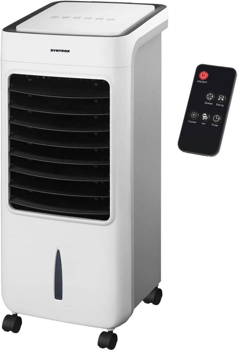Syntrox Germany 4 in 1 Luftkühler Luftbefeuchter Lufterfrischer und Ventilator mit Touch Panel und F