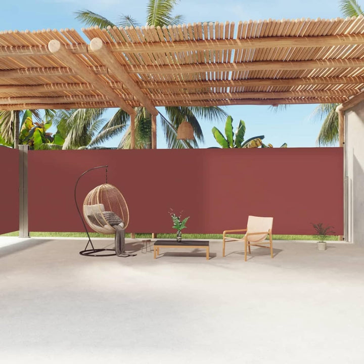 Tidyard Ausziehbare Seitenmarkise, Sichtschutz, Windschutz, Wasserdicht, Sonnenschutz, Markise für B