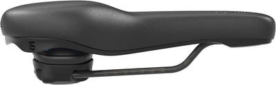 SQlab Unisex – Erwachsene 602 M-d Active 2.1 Fahrradsattel 17 cm Schwarz, 17 cm Schwarz