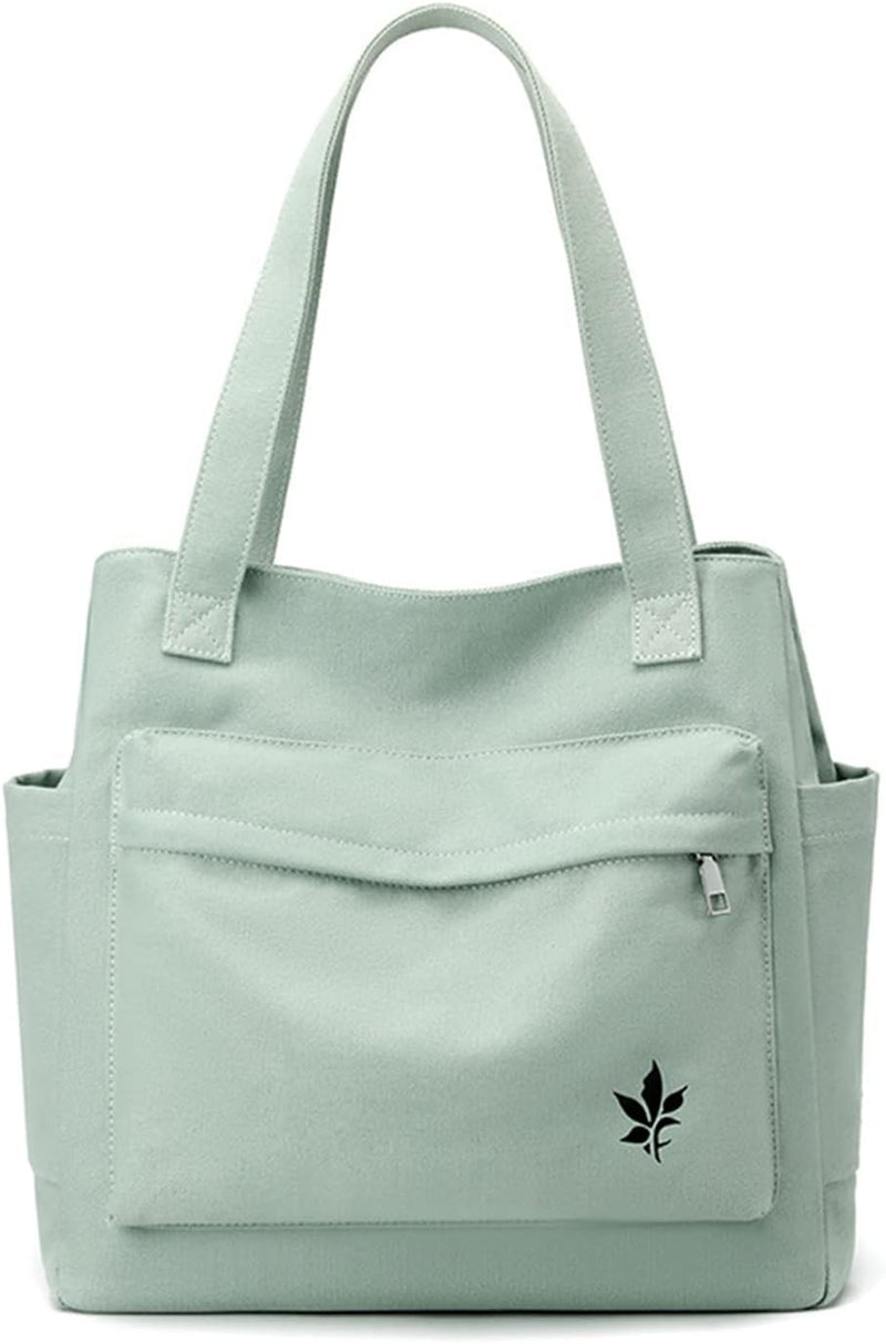 CORIOS Damen Handtasche Canvas Schultertasche Multifunktionale Henkeltaschen Casual Unterarmtasche H