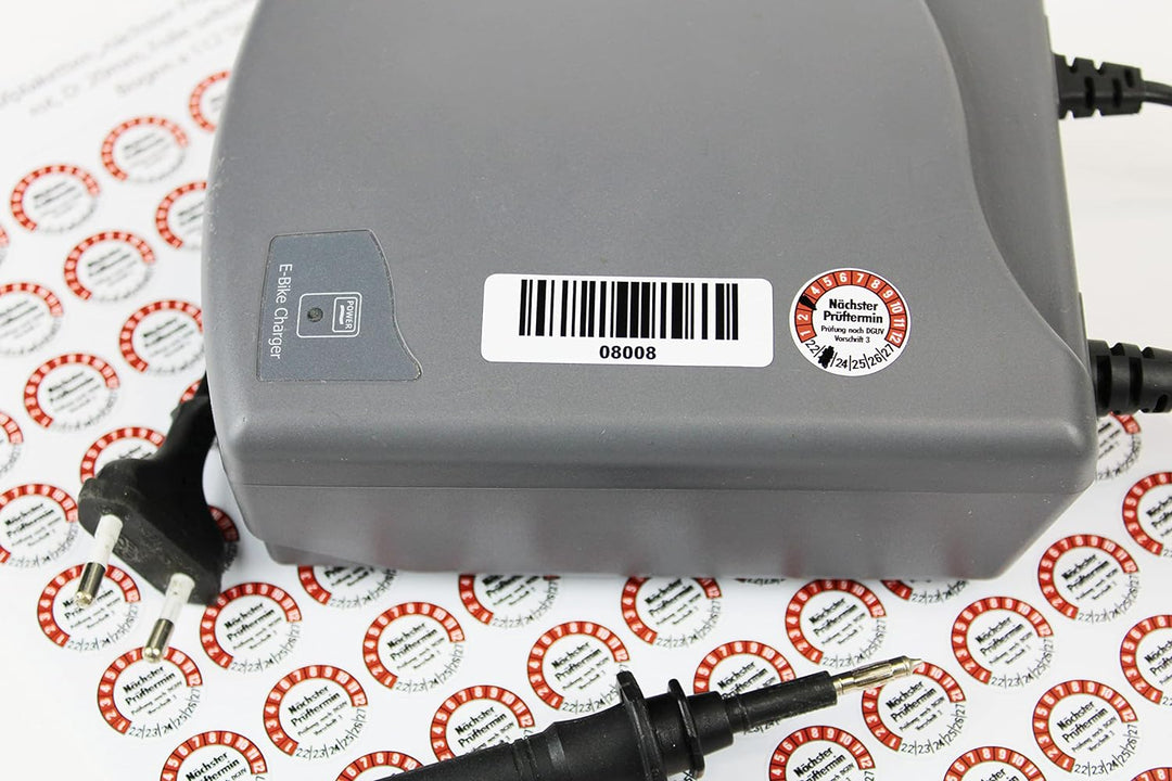 560 Prüfplaketten 20mmØ DGUV V3 "Nächster Prüftermin" 2024-2029, selbstklebend, Prüfaufkleber, E-Che