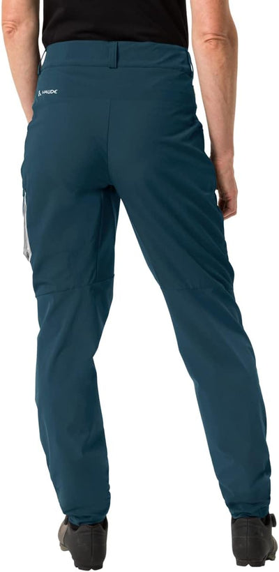 VAUDE Women's Qimsa Pants - Radhose Damen 38 Dark Sea Uni, 38 Dark Sea Uni