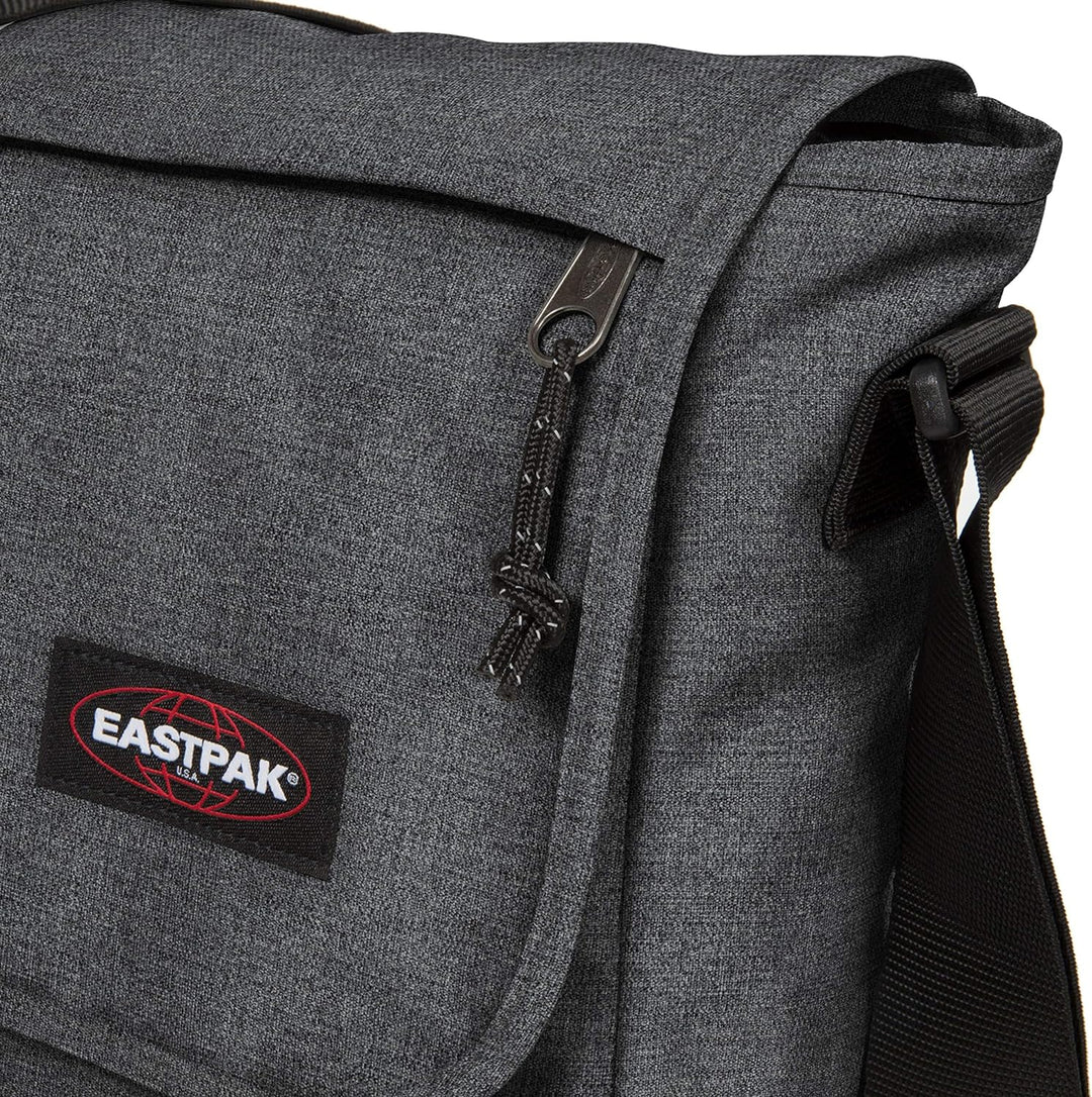 EASTPAK Delegate + Messenger Bag, 38 cm, 20 l Black Denim, Black Denim
