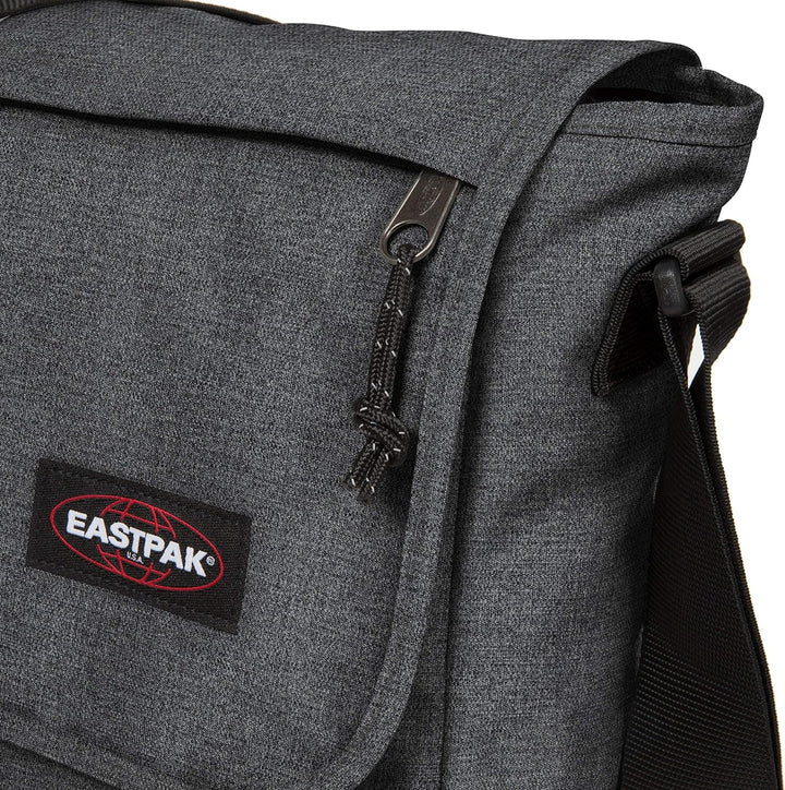 EASTPAK Delegate + Messenger Bag, 38 cm, 20 l Black Denim, Black Denim