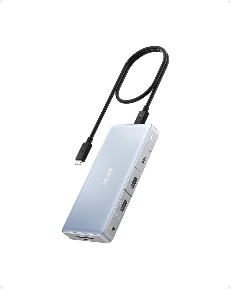 Anker 575 USB-C Hub 12-in-1（Dual HDMI, DP Dockingstation für Triple Display, 10 GBit/s USB C and USB