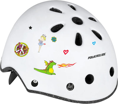 Powerslide All Round Kids White Helme 50-54 Weiss, 50-54 Weiss