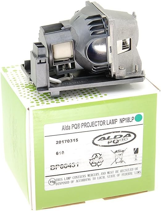 Alda PQ Premium, Beamer Lampe kompatibel mit NEC NP-V300X, NP-VE281, V300W, V300X, V311W, V311X, NP1