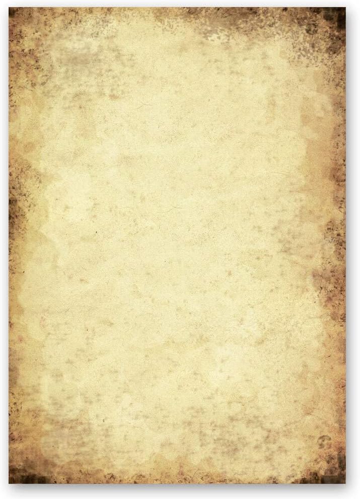 Briefpapier Sets Motivpapier Antik & History Geschichte, ALTES PAPIER 100 Blatt Briefpapier + 100 pa