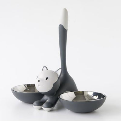 Alessi "TIGRITO" Katzennapf , grau, Grau