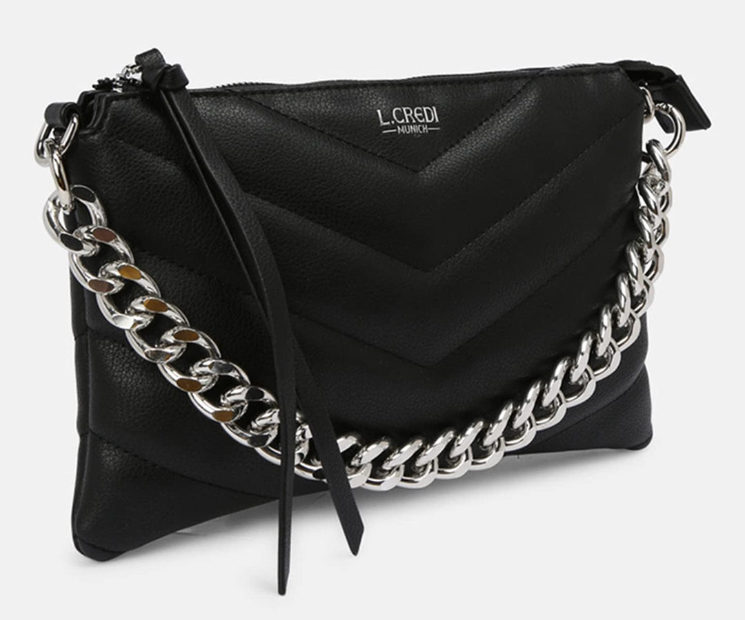 L.CREDI Shopper Kalinka Einheitsgrösse Schwarz, Einheitsgrösse Schwarz