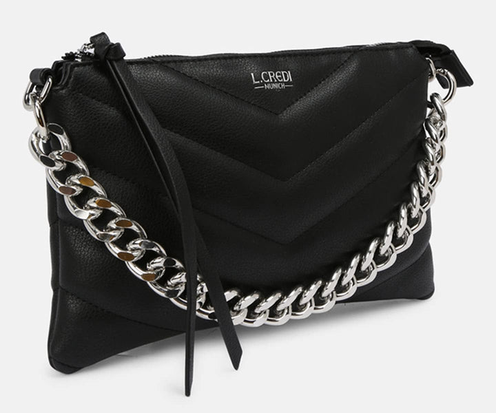 L.CREDI Shopper Kalinka Einheitsgrösse Schwarz, Einheitsgrösse Schwarz