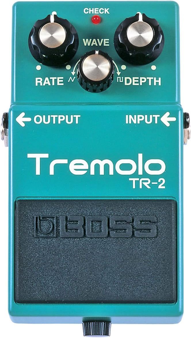 Boss TR-2 Tremolo Effekt-Pedal + keepdrum 9V Netzteil