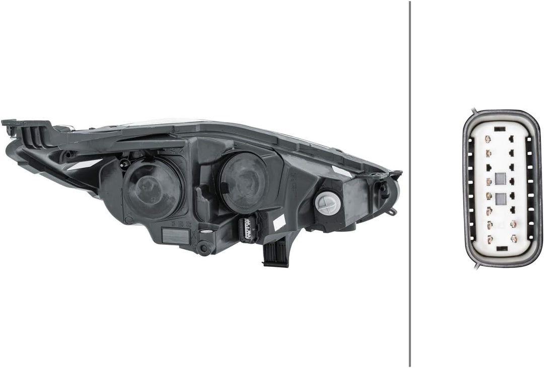 HELLA 1EL 354 803-051 Halogen-Hauptscheinwerfer - links - für u.a. Ford Fiesta VI (CB1, CCN) - Indiv