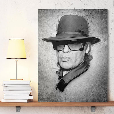 Bilderwelten Leinwandbild UDO Lindenberg - Strassenkoeter - Viva Con Agua 4:3, 80 x 60cm 80cm x 60cm