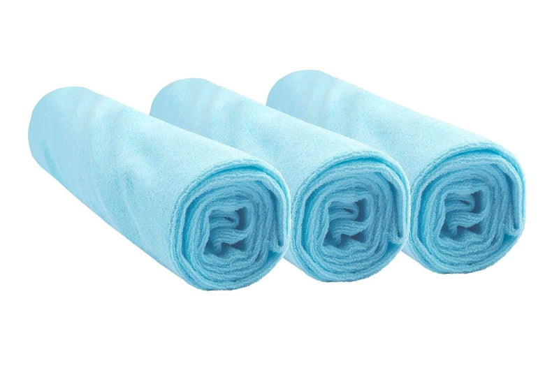Easy Dort Set mit 3 Bezügen für Wickelunterlage, 50 x 70/50 x 80 cm, Baumwolle, Türkis