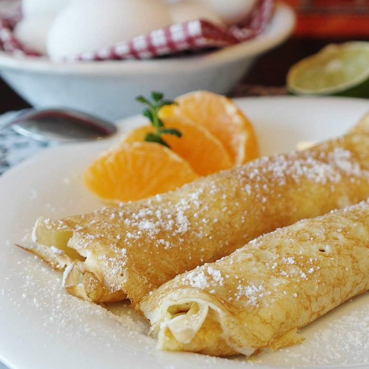 KitchenCraft MasterClass Carbon stahl Antihaft-Induktionspfanne für Crêpes und Pfannkuchen, 24 cm Ei