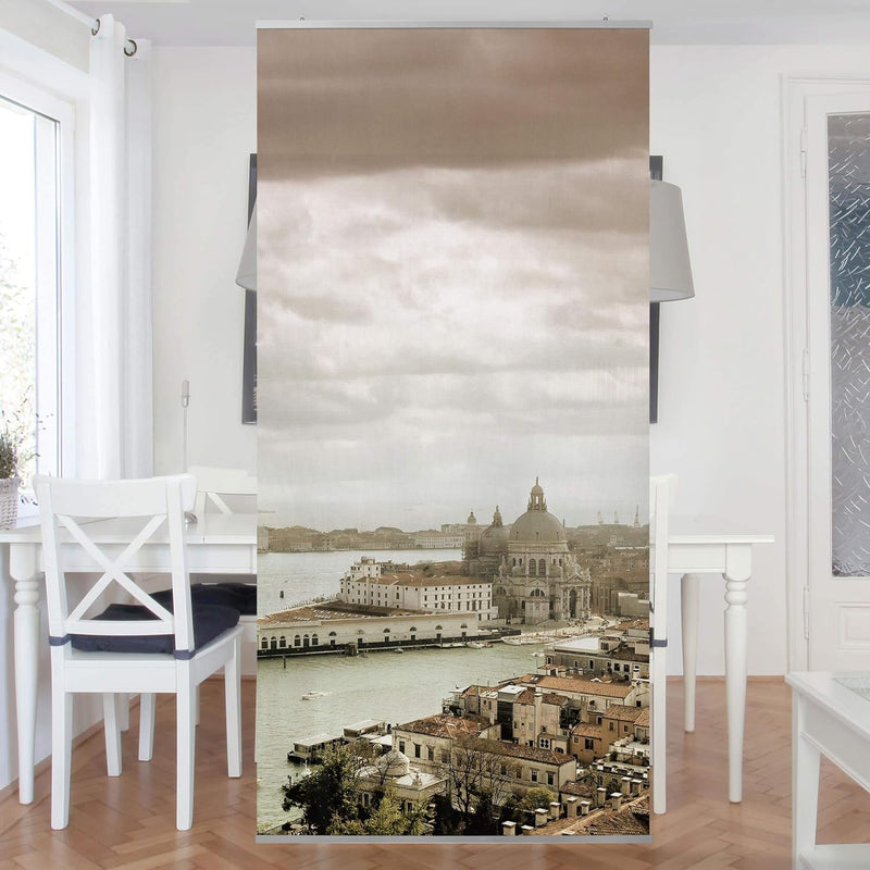 Bilderwelten Raumteiler Lagune von Venedig 250x120cm inkl. transparenter Halterung 250x120cm incl. t