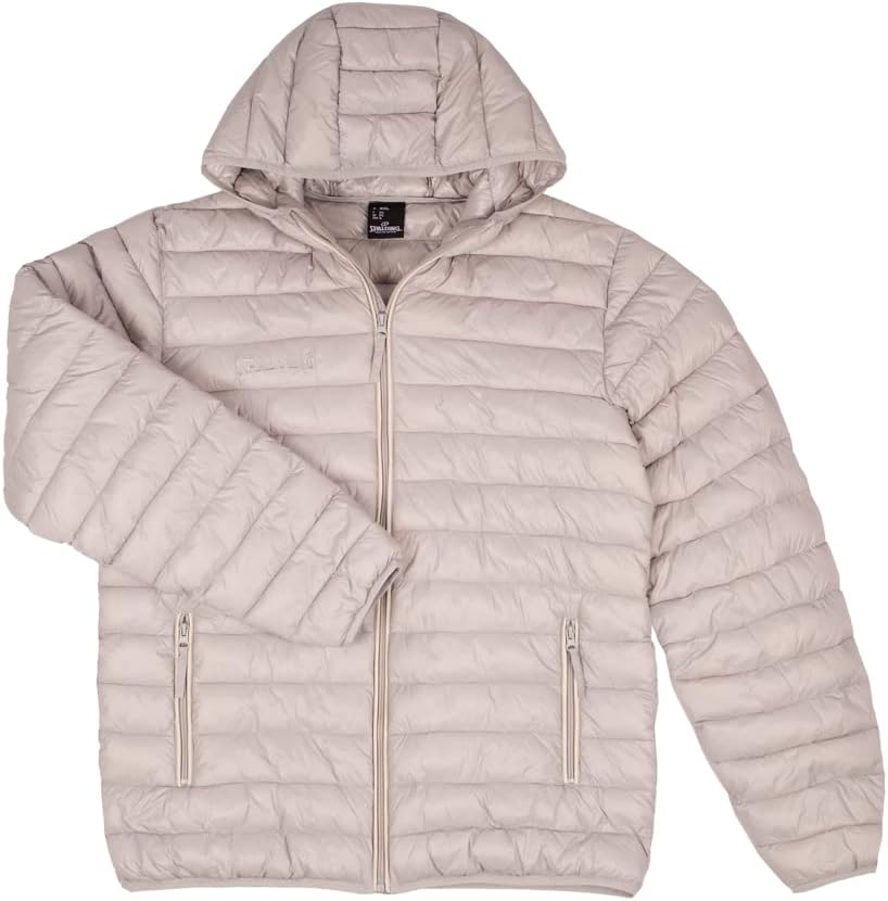 Spalding Padded Kapuzenjacke Herren grau, M