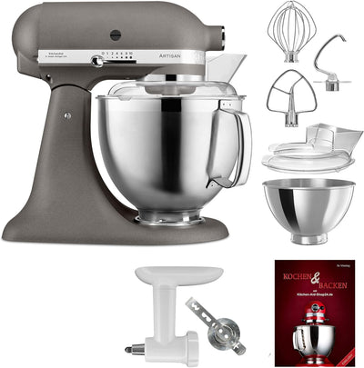 KitchenAid Küchenmaschine Artisan - P26 Starter Set 185er (FleischwKS) - 5KSM185PSEGR inkl. Fleischw