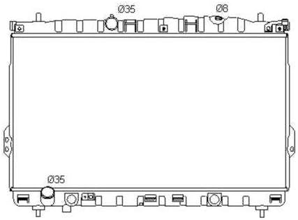 NRF 53353 Kühler, Motorkühlung