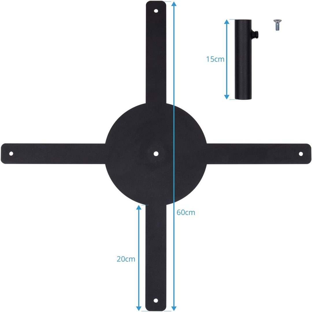 VOSS.garden Bodenplatte für Vogelhaus Skagen, Zeitloses Dänisches Design, zum Aufstellen von Vogelfu