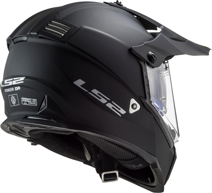 LS2 PIONEER EVO schwarz matt S S Schwarz, S Schwarz