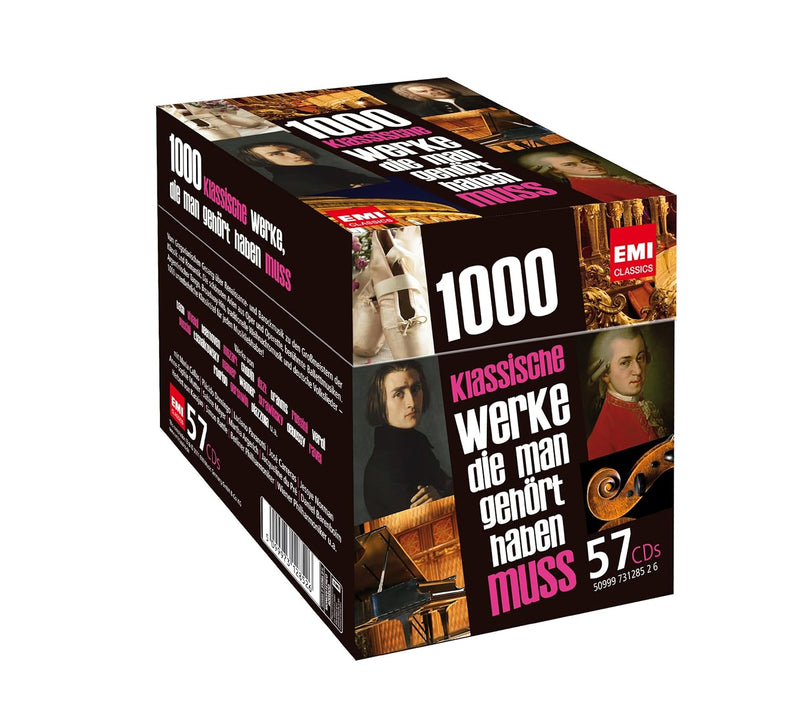 1000 klassische Werke, die man gehört haben muss, Audio-CD
