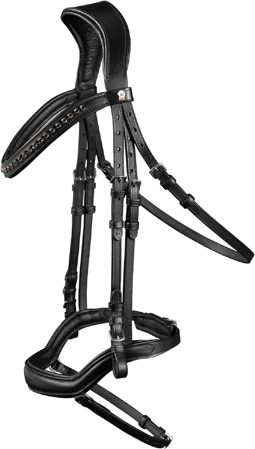 WALDHAUSEN Trensenzaum X-Line New Shape II, WB, schwarz