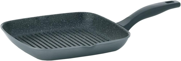 kela Grill-Eckpfanne Stoneline 28x28cm aus Aluminium, Aluguss, Schwarz, 28 cm