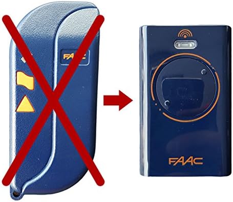 FAAC Handsender XT2 433 SL XT2433SL * ersetzt TML2 433 SLR 433 Mhz TML433SLR * Garagentor Fernbedien