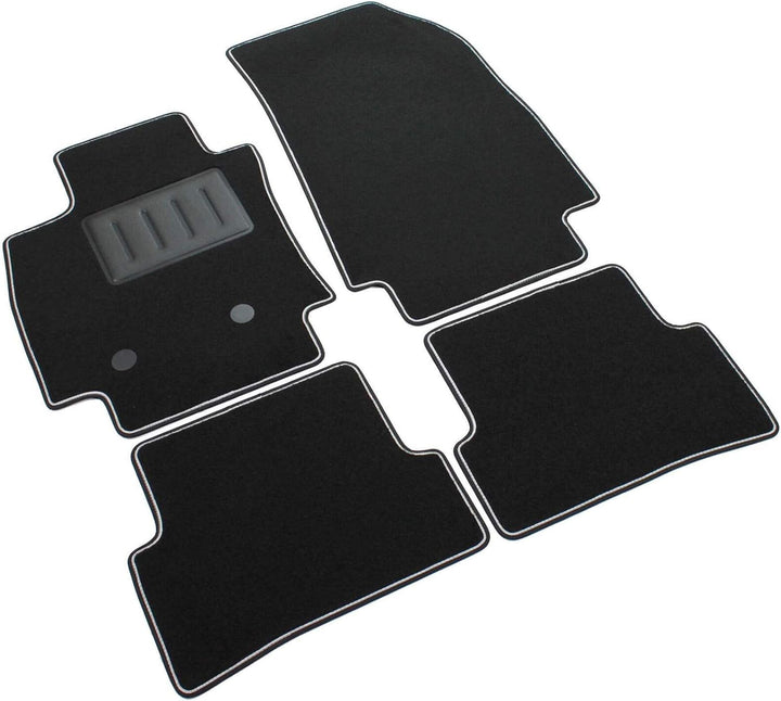 SPRINT03701 Massgeschneiderte Automatten aus schwarzem Anti-Rutsch-Teppich