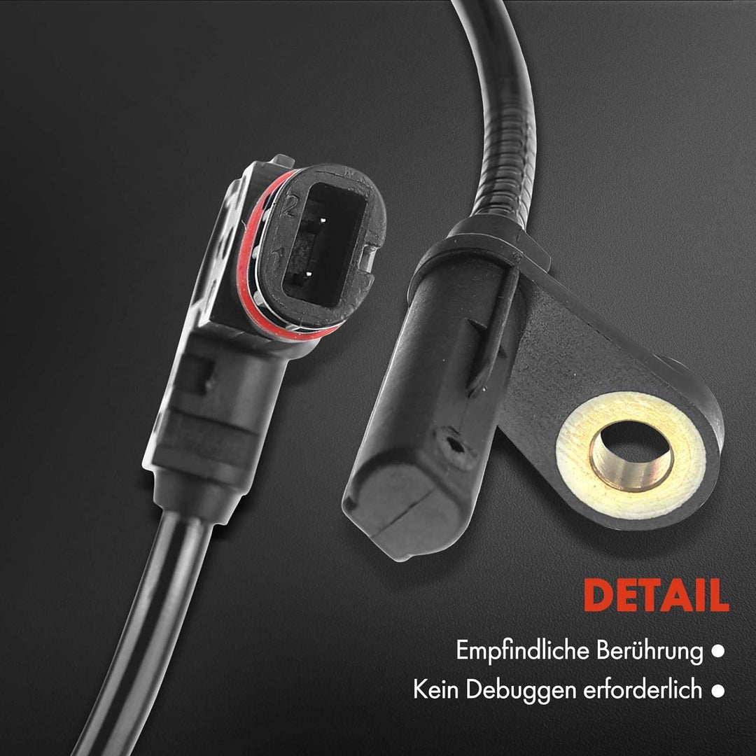 Frankberg 2x ABS Sensor Vorderachse Kompatibel mit C-Klasse W203 2000-2007 C-Klasse Coupe CL203 2001