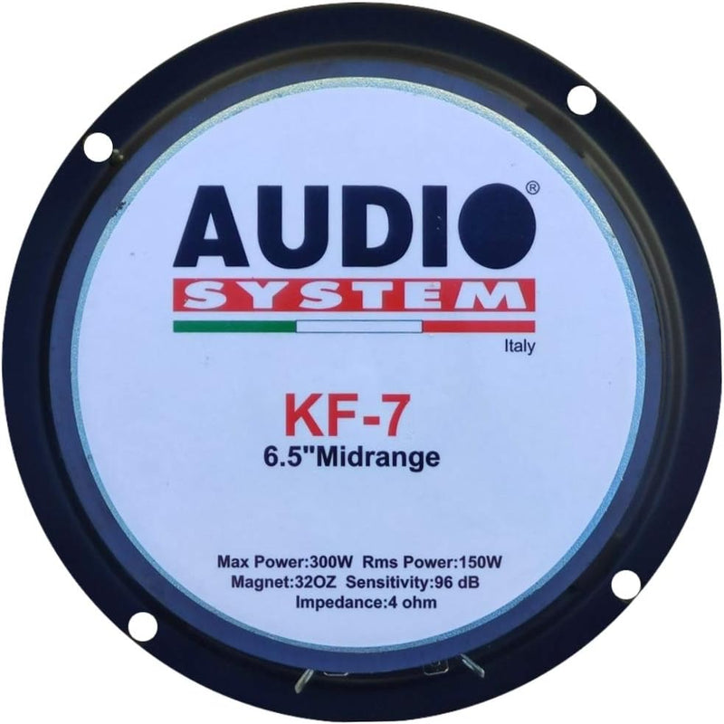 1 MIDRANGE Audio System KF-7 KF7 Lautsprecher 16,50 cm 165 mm 6,5" Durchmesser 150 watt rms und 300