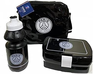 Paris Saint Germain Kühltasche mit Brotdose und Trinkflasche – PSG schwarz