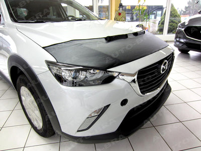 AB3-00057 CARBON OPTIK Auto Bra kompatibel mit Mazda CX-3 Bj. seit 2015 Haubenbra Steinschlagschutz