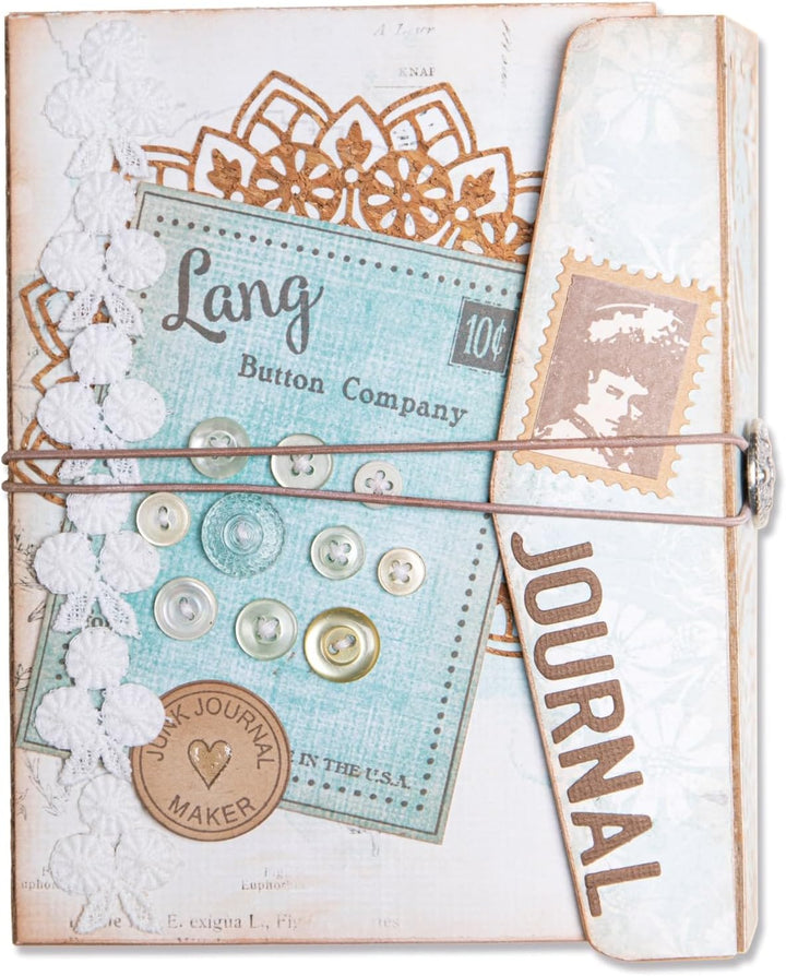 Sizzix ScoreBoards Plus Die Frame Pocket Journal von Eileen Hull | 666152 | Steel-Rule Stanzschablon