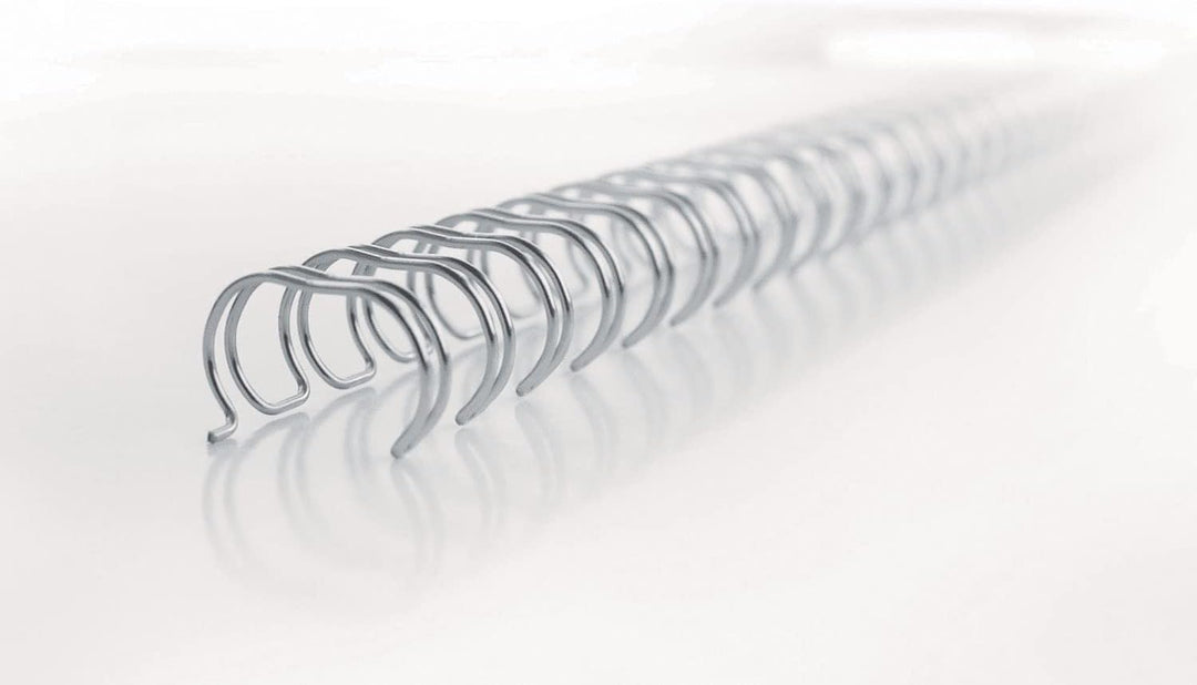 WireBind Drahtbinderücken, 100 Stück, 12.5mm,silber silber 12.5mm, silber 12.5mm