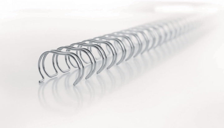WireBind Drahtbinderücken, 100 Stück, 12.5mm,silber silber 12.5mm, silber 12.5mm
